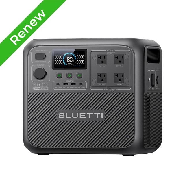 Refurbished BLUETTI Elite 200 V2 2073Wh Portable Power Station