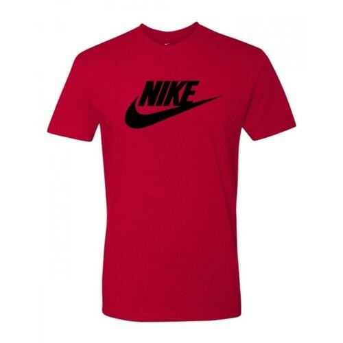 Nike Men's T-Shirt Logo Swoosh Printed Athletic Short Sleeve