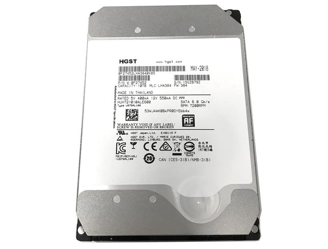 WD Ultrastar HE10 10TB SATA 6Gb 256MB 3.5" Enterprise HDD