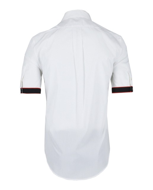 Alexander McQueen Mens Selvedge Tape Button-Up Shirt