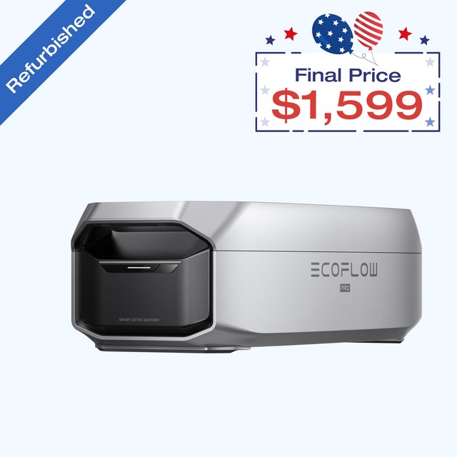 Refurbished EcoFlow Delta Pro 3 Smart Extra Battery Backup 4096Wh