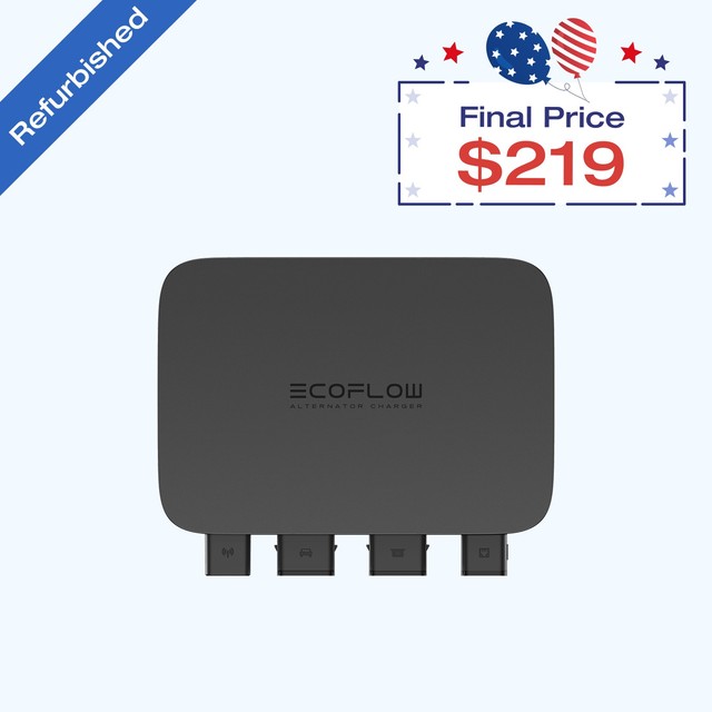 Refurbished EcoFlow 800W Car Alternator Charger 3-in-1 Fast DC Charger