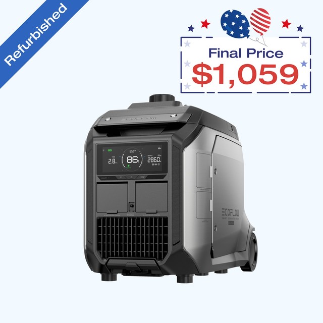 EcoFlow SG4000 DC Fast Charging Dual Fuel Smart Generator for DELTA Pro