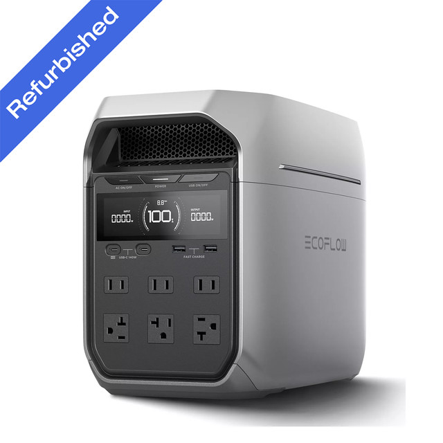 Refurbished EcoFlow DELTA 3 Plus 1024Wh 1800W Portable Power Station