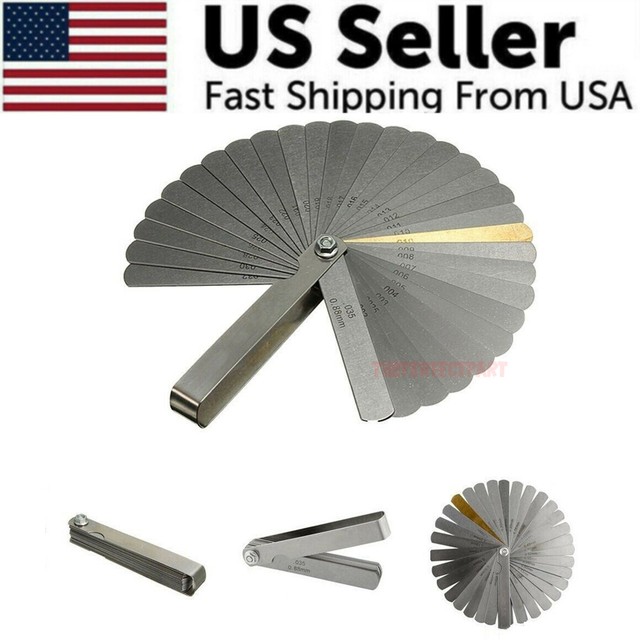 32 Blade Feeler Gauge Dual Reading Combination Metric & SAE