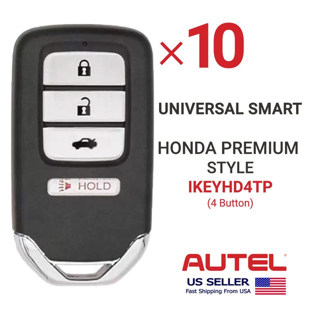 Autel iKey Universal Smart Key for Honda Premium Style 4 Button IKEYHD4TP