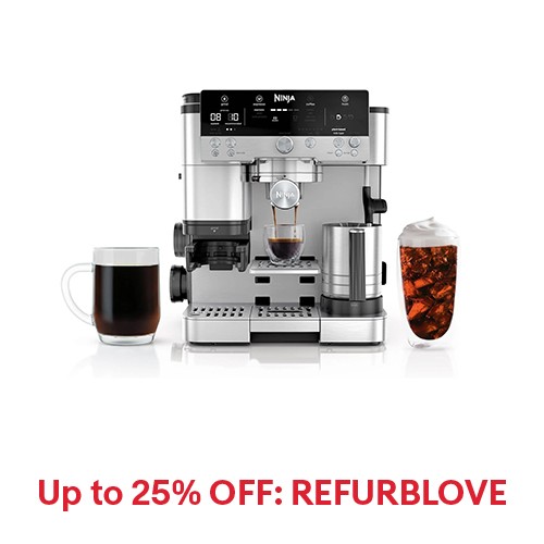 Refurbished Ninja R-ES601 Luxe Café Premier Espresso Machine, Silver