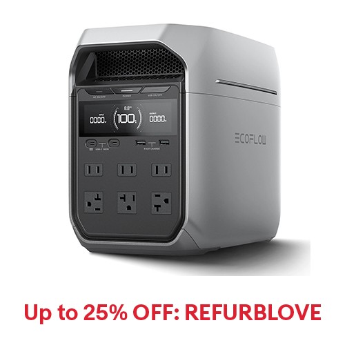 Refurbished EcoFlow DELTA 3 Plus 1024Wh 1800W Portable Power Station