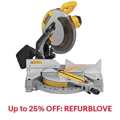 Refurbished DEWALT DWS715R 12" 15 Amp Single Bevel Compound Miter Saw