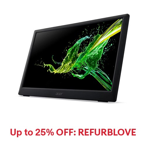Refurbished Acer PM161Q 15.6" Portable Monitor 1920x1080 60Hz