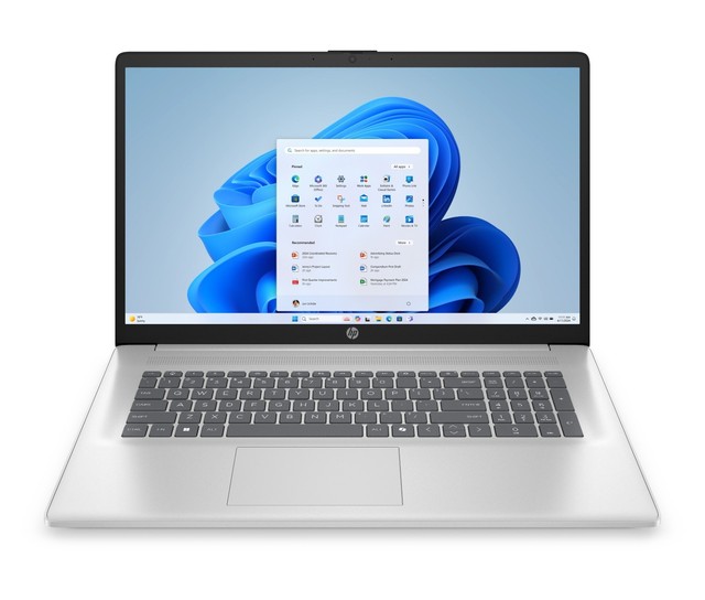 HP 17.3" FHD AMD Ryzen 5 7430U Laptop 8GB RAM 256GB SSD Silver