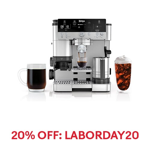 Refurbished Ninja Luxe Café Premier Series Coffee Espresso Machine, Certified