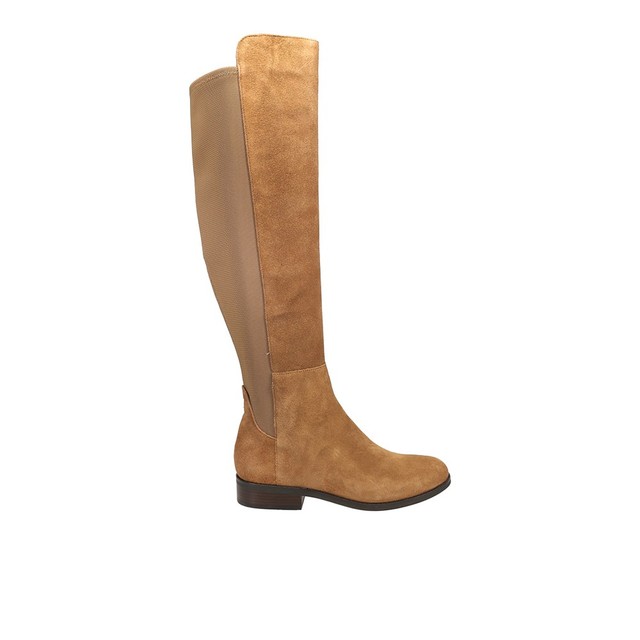 Cole Haan Isabelle Over The Knee Round Toe Zippered Womens Brown Casual Boots W